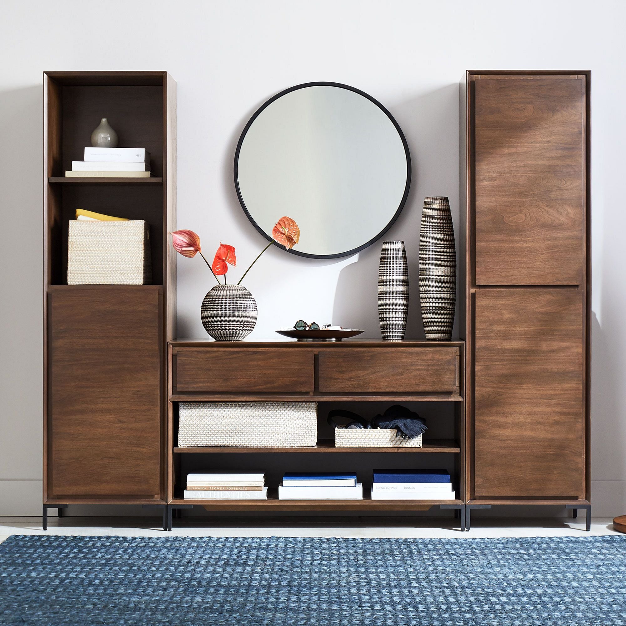 Nolan Entryway Closed Cabinets (2) & Console Set